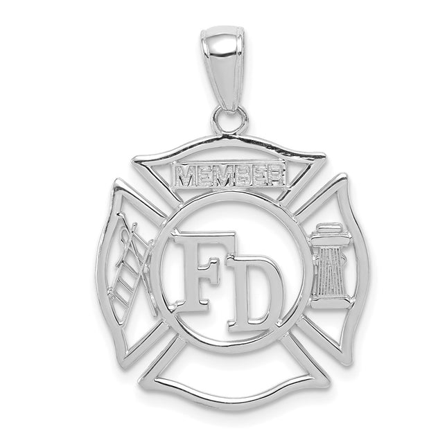 14k White Gold Pendants Style C3105W - Classique Jewelry Inc.