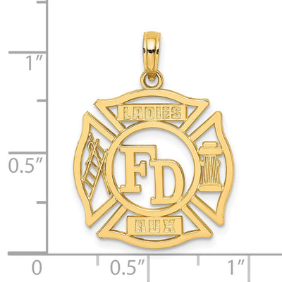 14K FD LADIES AUX in Shield Charm