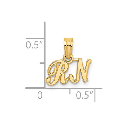 14K RN Charm