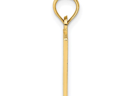 14K gold charm, alternate view