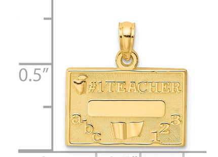 14K gold charm, further view