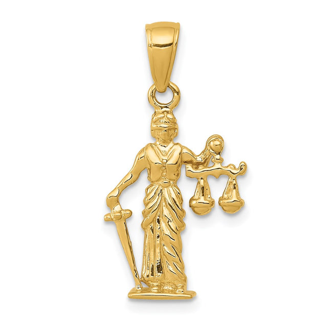 14k Yellow Gold Pendants Style C3121 - Classique Jewelry Inc.