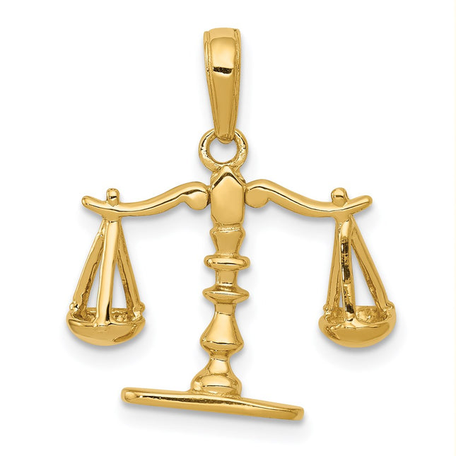 14k Yellow Gold Pendants Style C3122 - Classique Jewelry Inc.