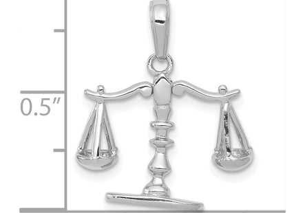 14k White Gold Pendants Style C3122W - Classique Jewelry Inc.