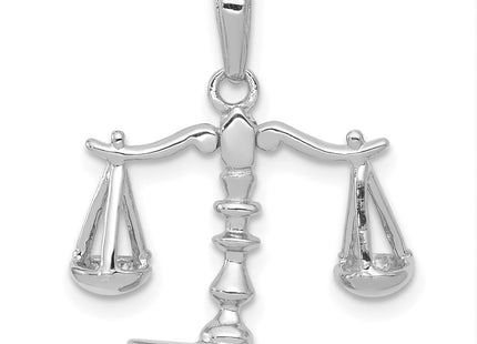 14k White Gold Pendants Style C3122W - Classique Jewelry Inc.