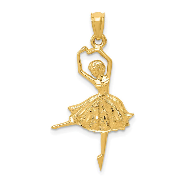 14k Yellow Gold Pendants Style C3128 - Classique Jewelry Inc.
