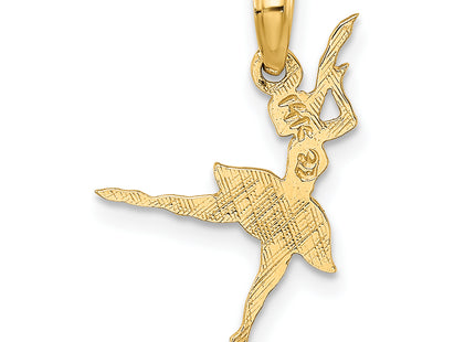 14k Ballerina Charm, 23.9 x 12.6mm