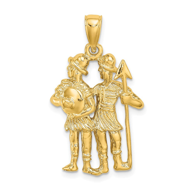 14k Yellow Gold Jewelry Style C3169 - Classique Jewelry Inc.