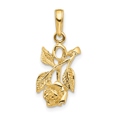 14K rose gold pendant