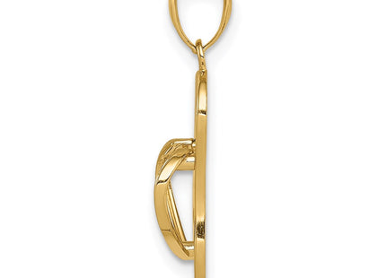 14k Yellow Gold Pendants Style C3229 - Classique Jewelry Inc.