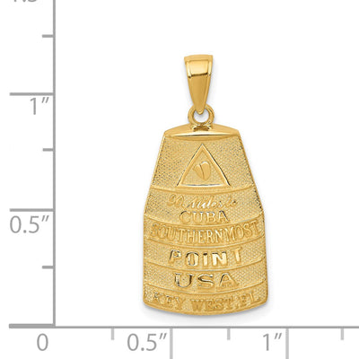 14K Southern Most Point USA KEY WEST Pendant
