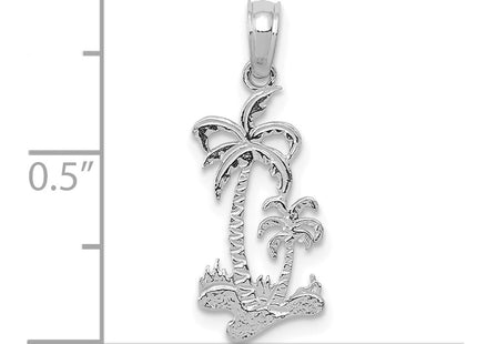 14k White Gold Pendants Style C3324W - Classique Jewelry Inc.