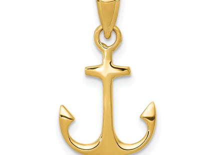 14k Anchor Pendant