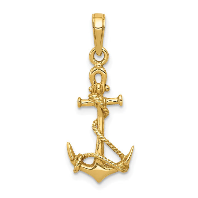 14k Yellow Gold Pendants Style C3344 - Classique Jewelry Inc.