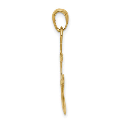 14K Anchor Pendant