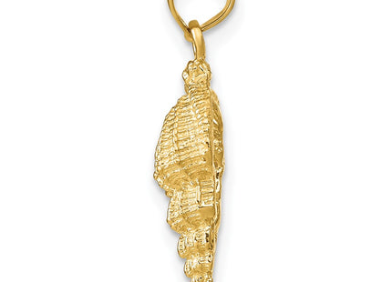 14K gold pendant, alternate view