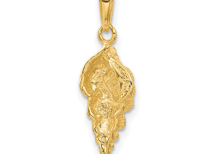 14K gold pendant, another view
