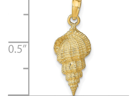 14K gold pendant, further view