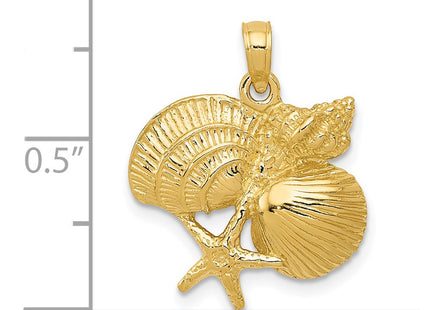 14k Yellow Gold Pendants Style C3379 - Classique Jewelry Inc.