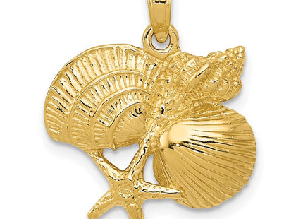 14k Yellow Gold Pendants Style C3379 - Classique Jewelry Inc.