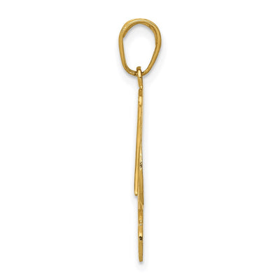 14K Pelican Pendant, 25 x 24mm
