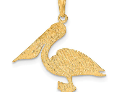 14K gold pendant, another view