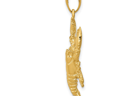 14K gold pendant, alternate view