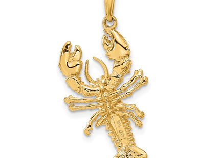 14K gold pendant, another view