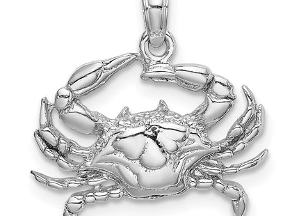14K white gold charm