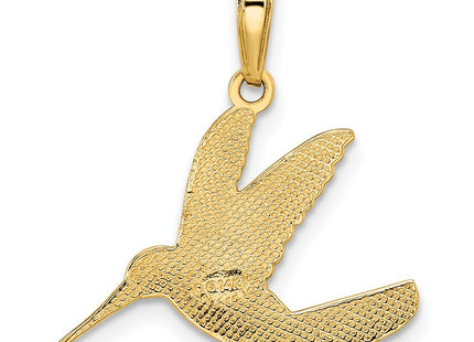 14k Yellow & Rhodium Pendants Style C3477DC - Classique Jewelry Inc.