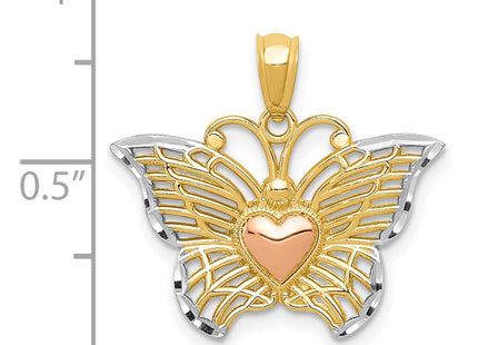 14k Two-tone Pendants Style C3486 - Classique Jewelry Inc.