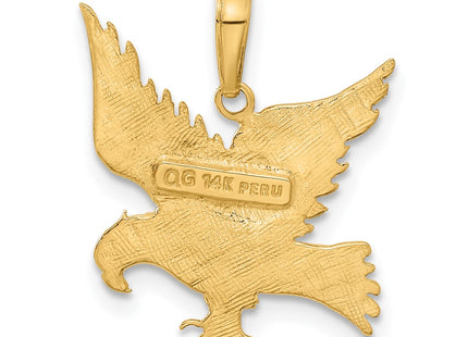 14K gold pendant, another view