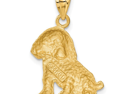 14K gold charm, another view