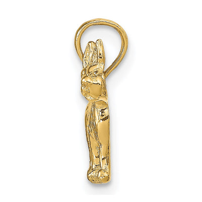 14K Terrier Dog Pendant