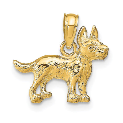 14K gold pendant