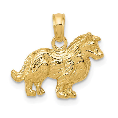 14K gold pendant