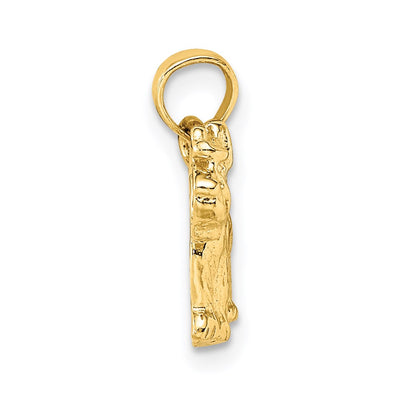 14K Schnauzer Dog Pendant