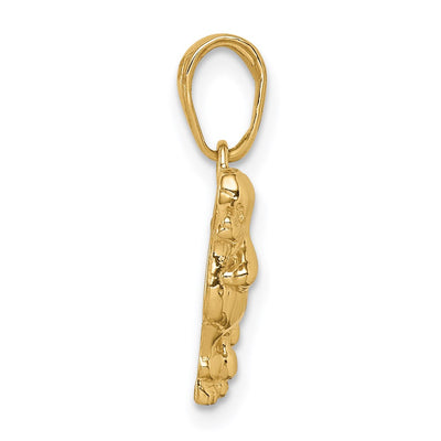 14K Poodle Dog Pendant