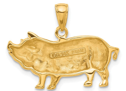 14k Yellow Gold Pendants Style C3522 - Classique Jewelry Inc.