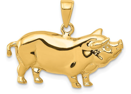 14k Yellow Gold Pendants Style C3522 - Classique Jewelry Inc.