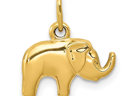 14K gold elephant charm