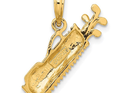 14k Golf Bag Charm (Style C3548)