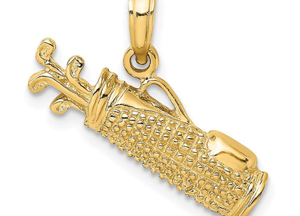 14k Golf Bag Charm (Style C3548)
