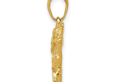 14k Yellow Gold Pendants Style C3568 - Classique Jewelry Inc.