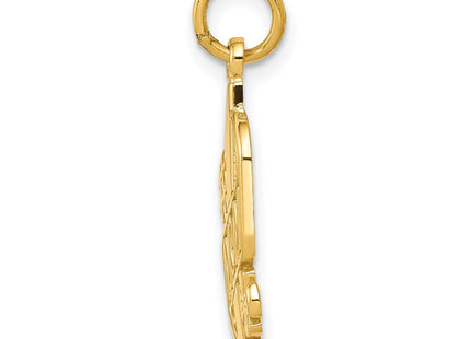 14K gold charm, alternate view