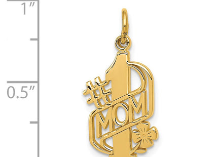 14K gold charm, further view