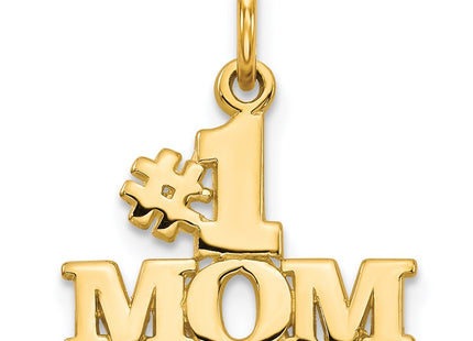 14k #1 MOM Charm (Style C361)