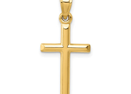 14K gold cross pendant