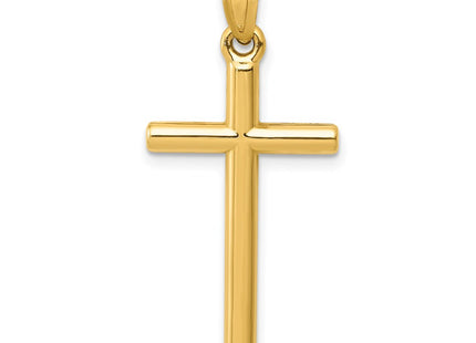 14K gold cross pendant