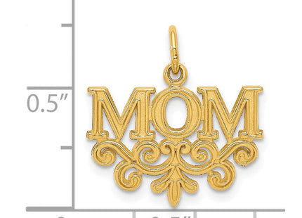 14k MOM Charm (Style C363)
